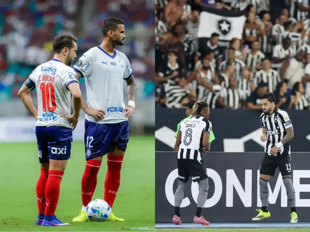 Botafogo avança na Libertadores enquanto Bahia é eliminado nos pênaltis