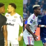Conflito em campo: Neymar brilha e provoca Thiago Mendes na vitória sobre o Vasco