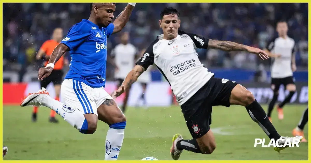 Cruzeiro busca sua primeira vitória e empata com o Corinthians no Brasileirão