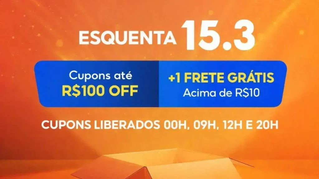 Esquenta 15.3: ofertas imperdíveis da Shopee para o Dia do Consumidor