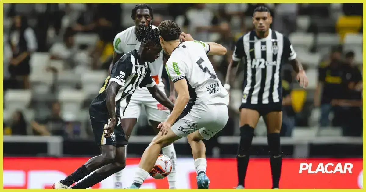 Galo sai na frente, mas cede empate ao Athletic-MG na Arena MRV