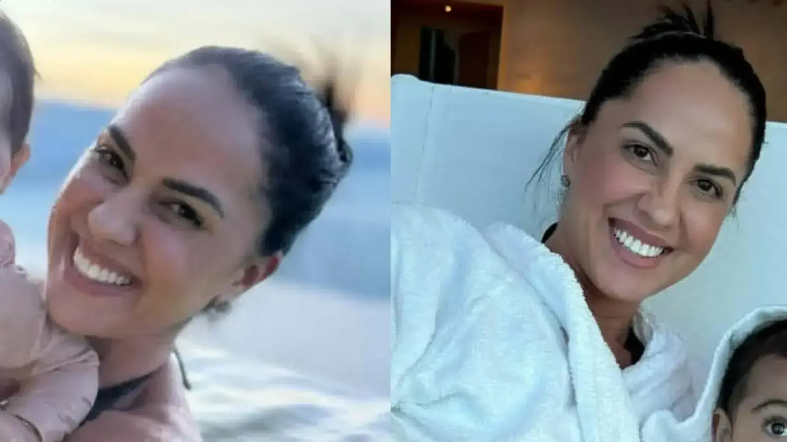 Graciele Lacerda encanta ao mostrar Clara na primeira viagem à neve na Suíça