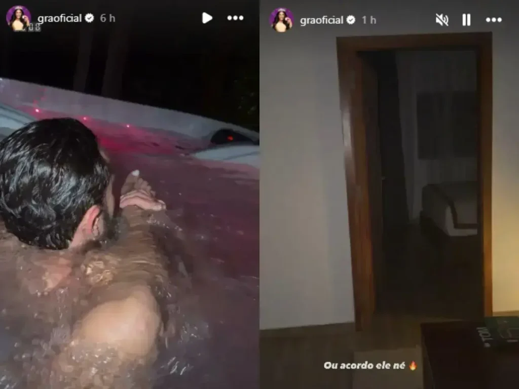 Gracyanne Barbosa exibe romance nas Maldivas com Gabriel Cardoso