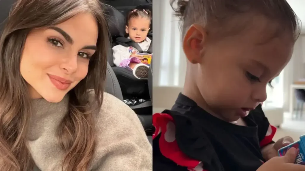 Helena, filha de Neymar, encanta com fofuras em vídeo recente