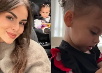 Helena, filha de Neymar, encanta com fofuras em vídeo recente