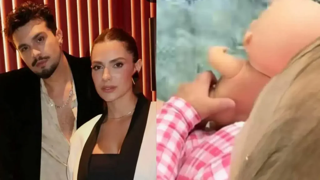 Jade Magalhães encanta ao mostrar filha Serena na piscina: 'Minha peixinha'