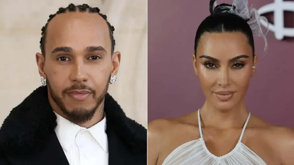 Leitura labial: o que Lewis Hamilton sussurrou para Kim Kardashian no Super Bowl