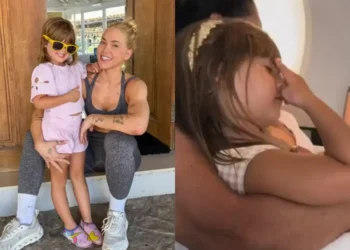 Momentos de tensão: turbulência durante voo de Virginia Fonseca com filhos