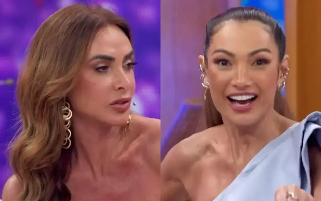 Nicole Bahls provoca Patrícia Poeta com pergunta íntima ao vivo na Globo