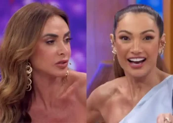 Nicole Bahls provoca Patrícia Poeta com pergunta íntima ao vivo na Globo