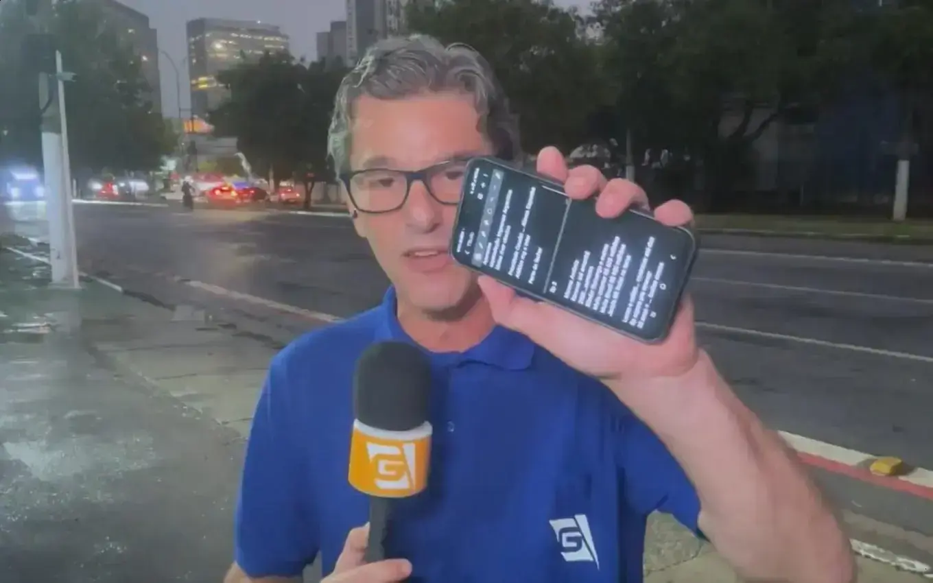 Repórter da TV Gazeta evita roubo ao vivo e surpreende telespectadores
