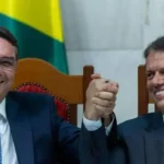 Tarcísio anuncia plano de governo para Flávio Bolsonaro até março