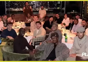 Vini Jr. reúne elenco do Real Madrid em jantar antes da decisão da Champions