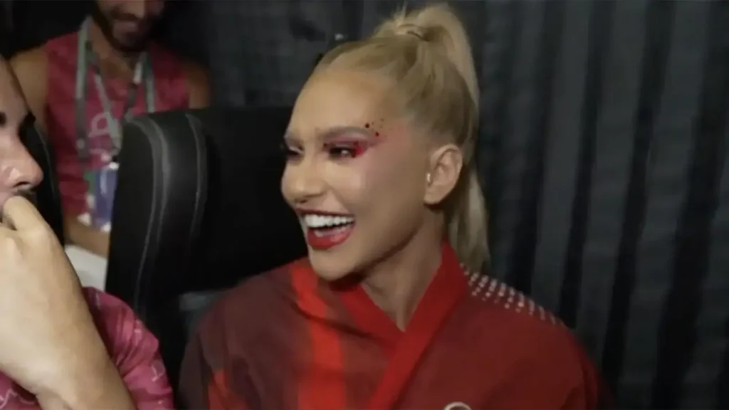 Virginia homenageia Vini Jr com detalhe inusitado em desfile no Carnaval