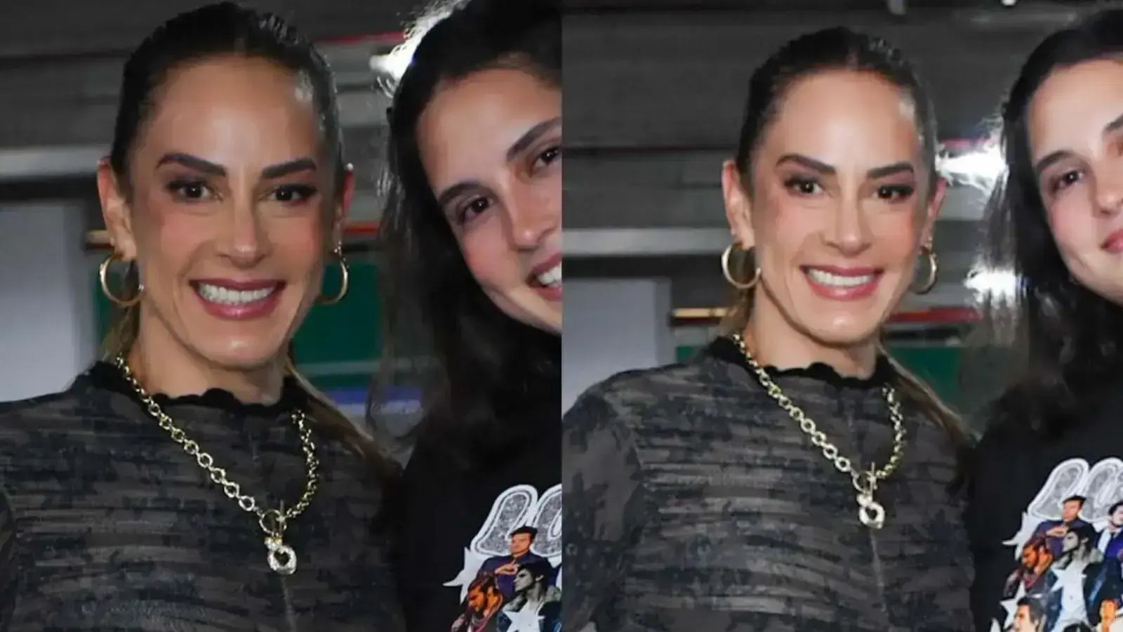 Amanda Abravanel brilha ao lado de Silvia em show de Luan Santana