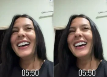 Ana Castela acorda cedo para ordenhar vacas na Fazenda Talismã