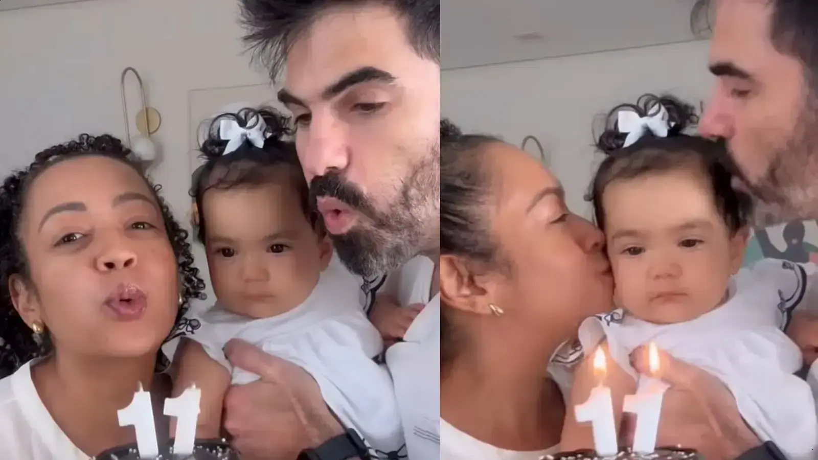 Aretha Oliveira comemora último mesversário da filha Aniki com vídeo emocionante
