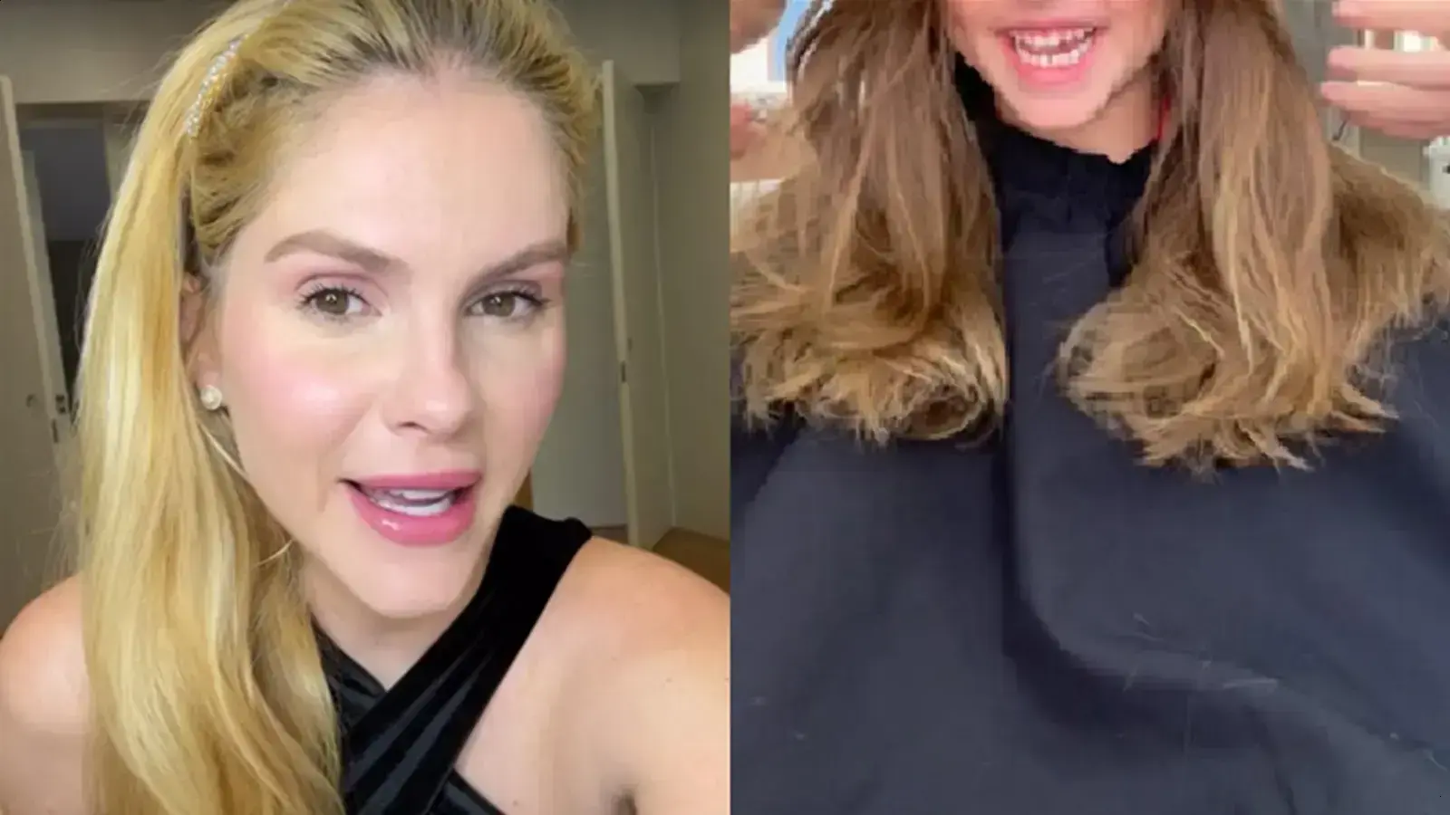 Bárbara Evans compartilha dia de princesa da filha Ayla em salão de beleza
