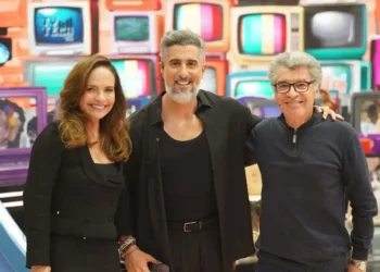 Betti e Tomé relembram personagens icônicos no Caldeirão com Mion