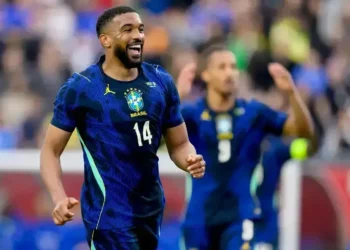 Bremer marca primeiro gol pela seleção brasileira após grave lesão