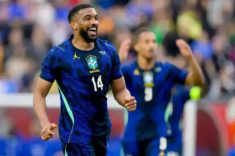 Bremer marca primeiro gol pela seleção brasileira após grave lesão