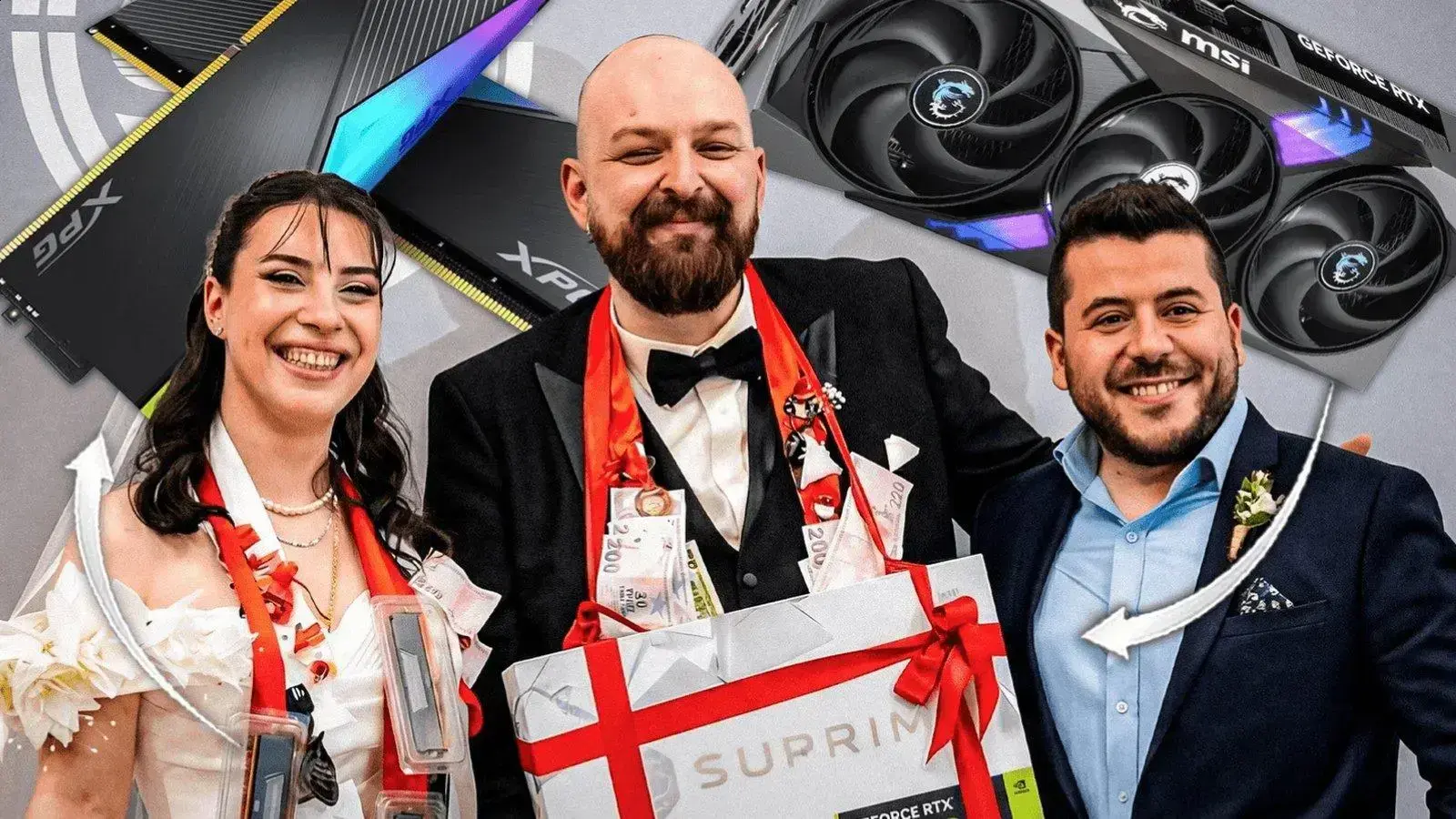 Casal em Istambul ganha presentes de casamento inusitados: componentes de PC