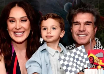 Claudia Raia comemora festa de aniversário em homenagem ao filho Luca