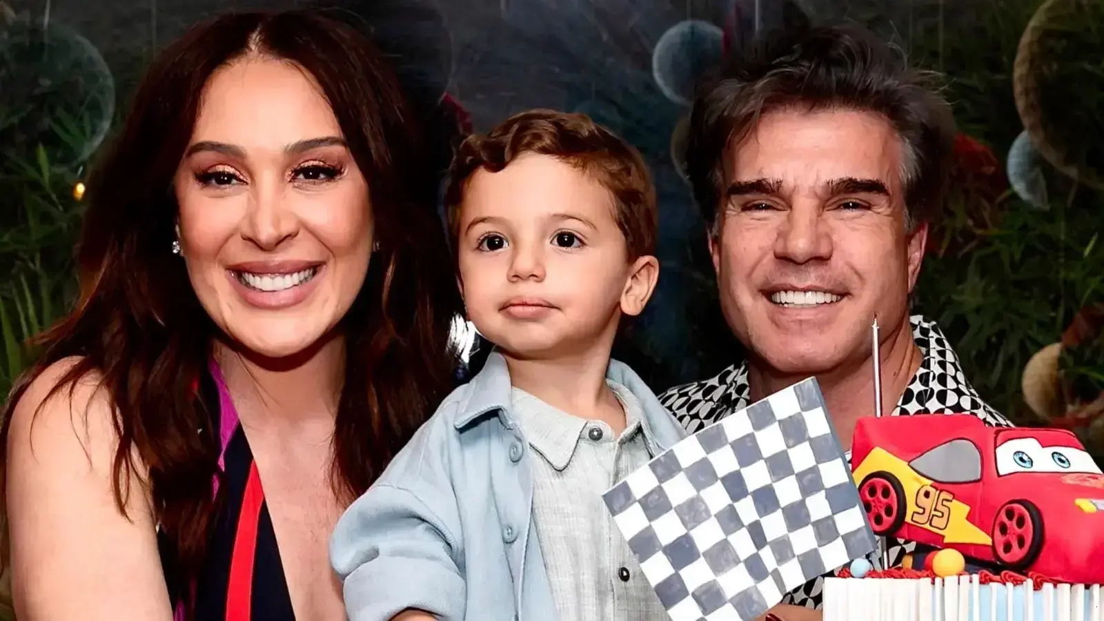 Claudia Raia comemora festa de aniversário em homenagem ao filho Luca