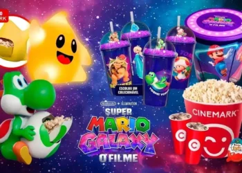 Combos do Super Mario Galaxy: preços surpreendentes na Cinemark