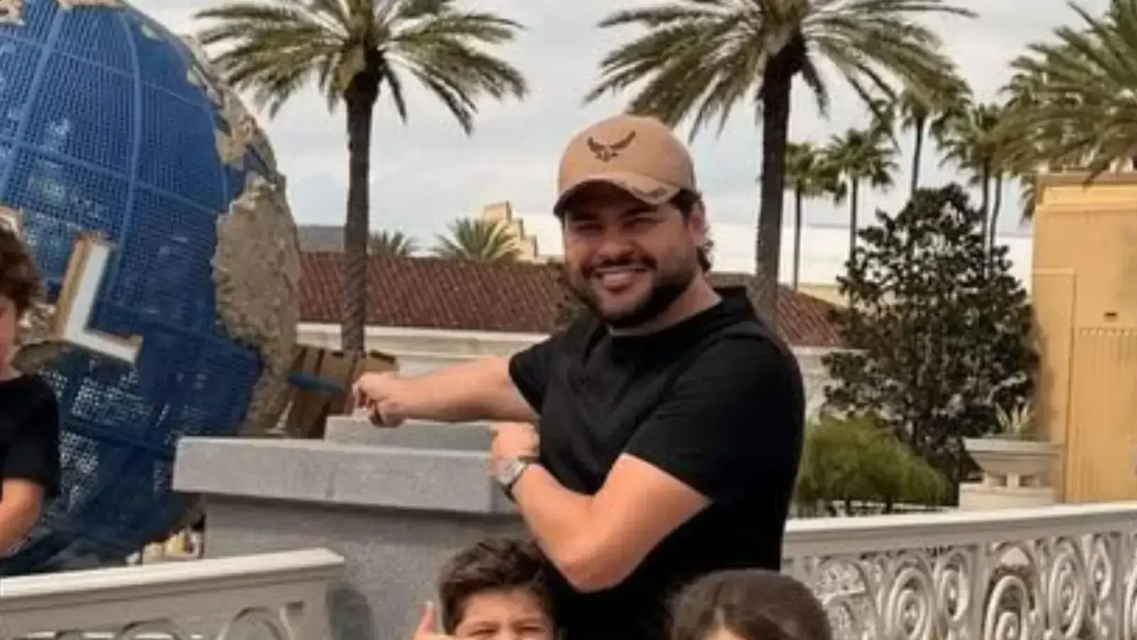 Cristiano celebra férias em Orlando com a família e reflete sobre a paternidade