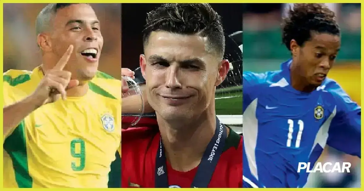 Cristiano Ronaldo supera Ronaldo Fenômeno na eleição da PLACAR