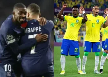 Dupla brasileira supera astros franceses em gols e assistências