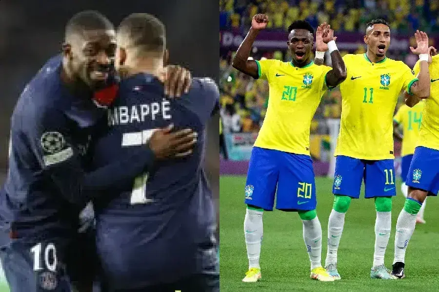 Dupla brasileira supera astros franceses em gols e assistências