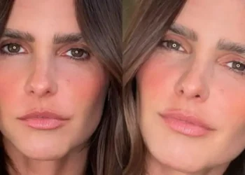 Fernanda Lima surpreende com novo visual castanho chocolate