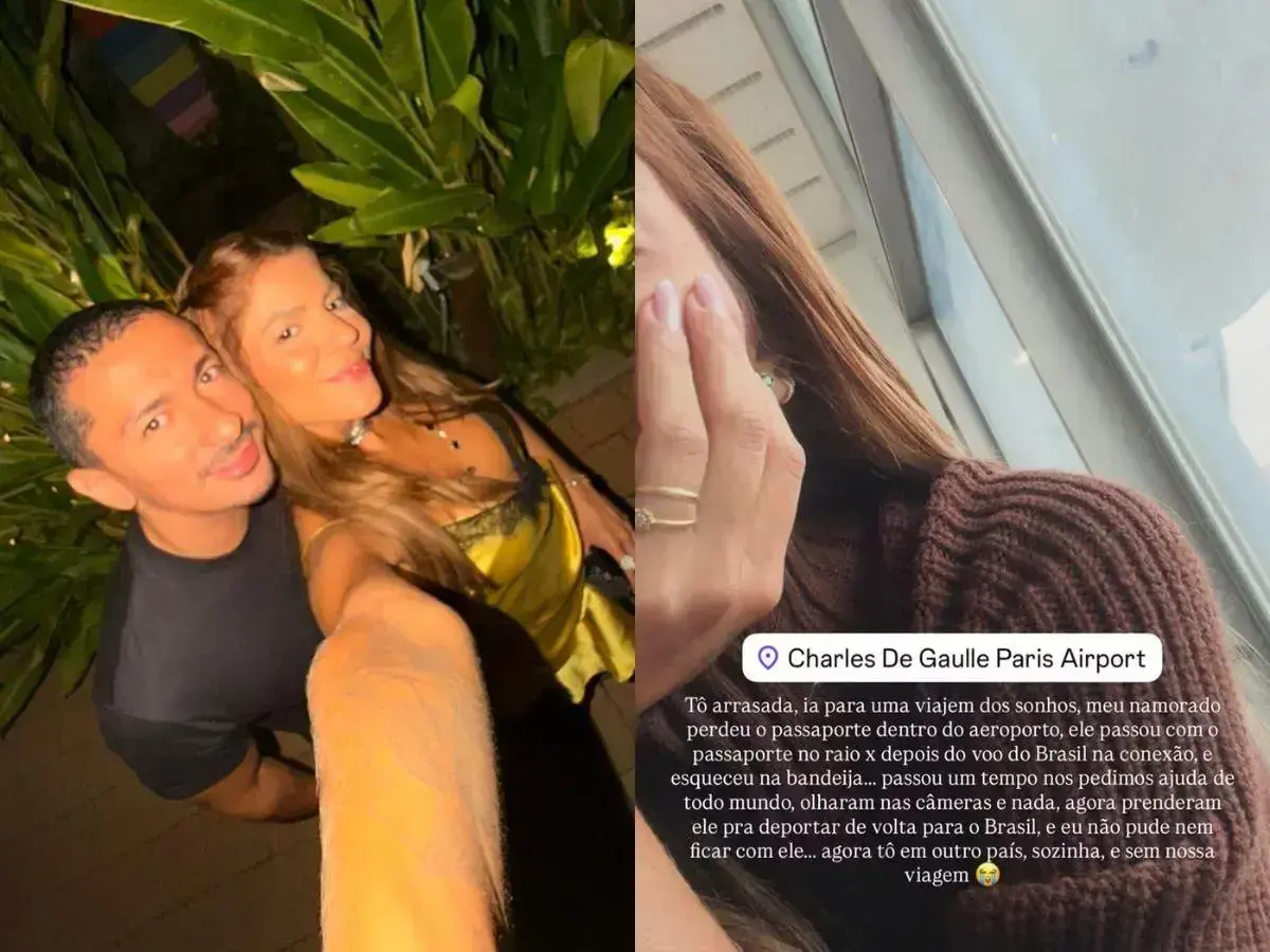 Hariany Almeida relata detenção do namorado em Paris durante viagem
