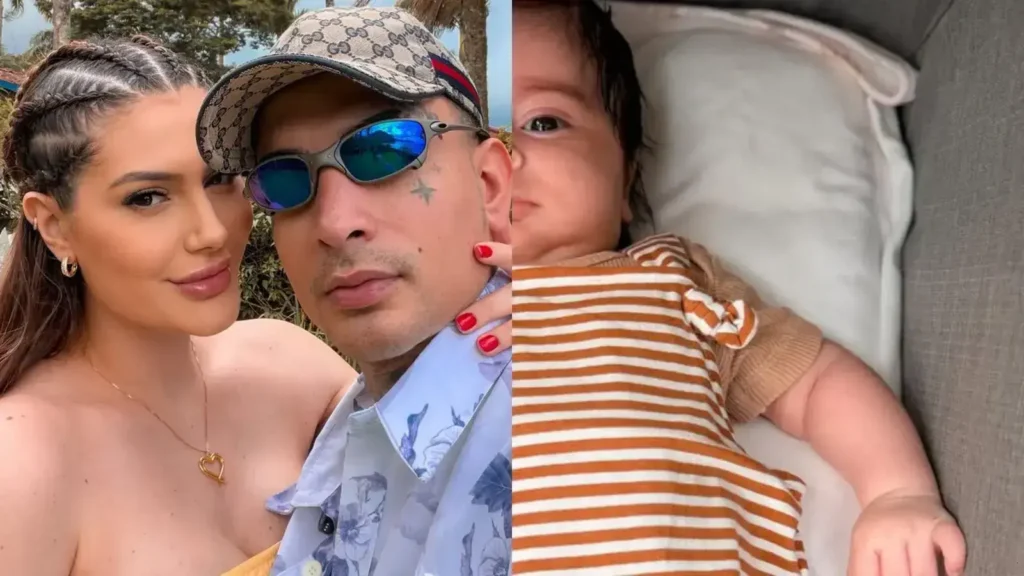 MC Guimê e Fernanda Stroschein compartilham momentos fofos com a filha Yarin