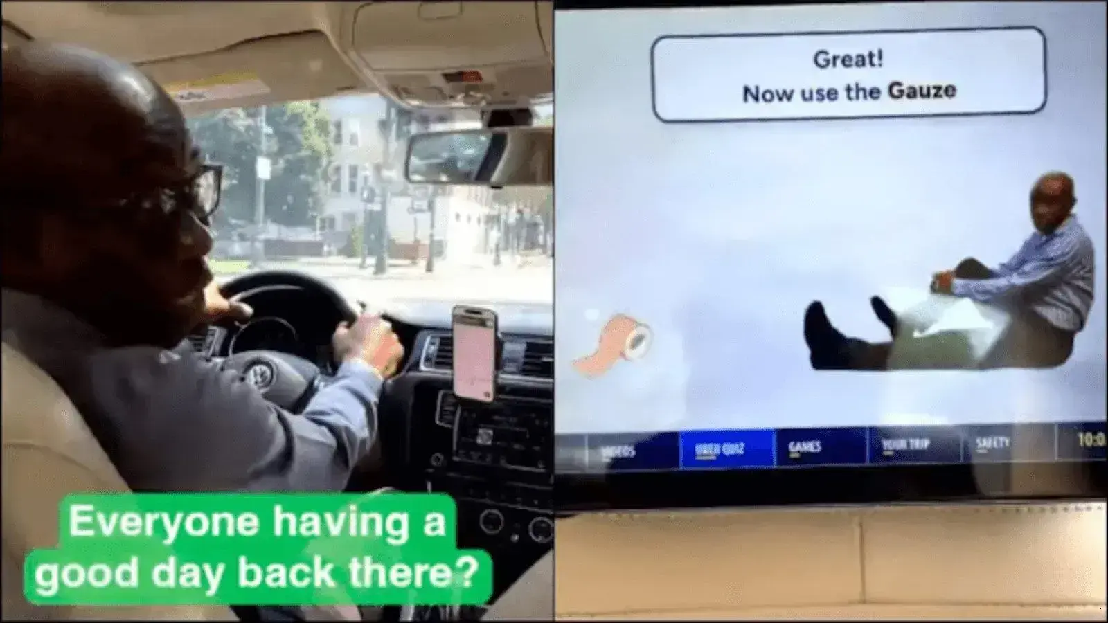 Motorista da Uber Inova com Jogo Interativo em Corridas
