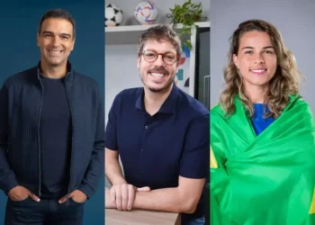 Tadeu Schmidt, Fábio Porchat e Tamires na nova "Central da Copa"