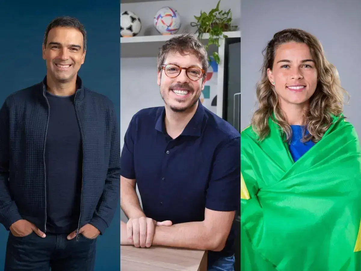 Tadeu Schmidt, Fábio Porchat e Tamires na nova "Central da Copa"
