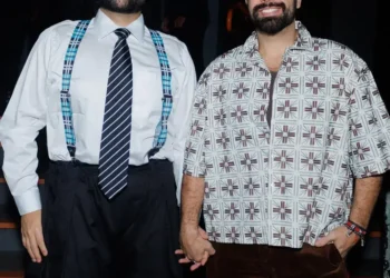 Tiago Abravanel e Fernando Poli brilham em festa de aniversário