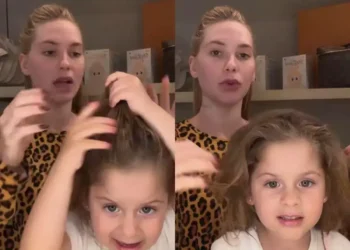Virginia Fonseca e Maria Flor preparam-se para viagem à praia em família