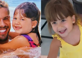Zé Felipe é surpreendido pela filha com pedido inusitado de piercings