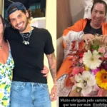 Zé Felipe surpreende Margareth Serrão com flores durante recuperação