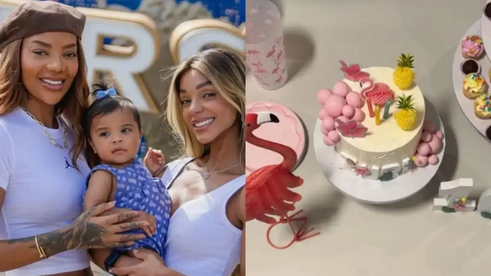 Zuri completa 10 meses com festa íntima organizada por Brunna e Ludmilla
