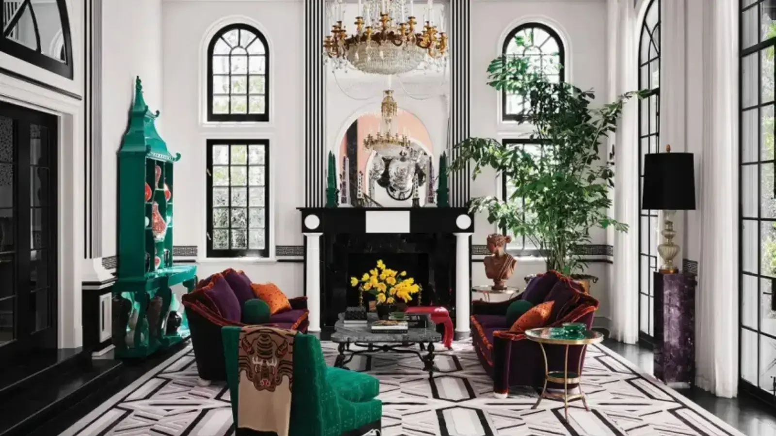 A mansão exuberante de RuPaul em Beverly Hills reflete seu estilo drag