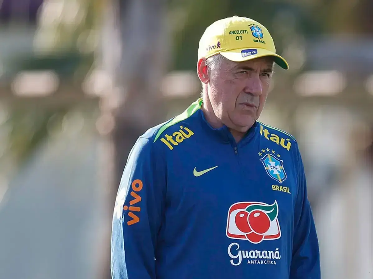 Ancelotti deve renovar como técnico da Seleção Brasileira até 2030