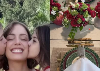 Fabiana Justus compartilha dia especial em família durante tratamento