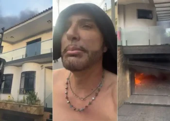 Incêndio na casa de Rogério Alves deixa pai de MC Gui desolado