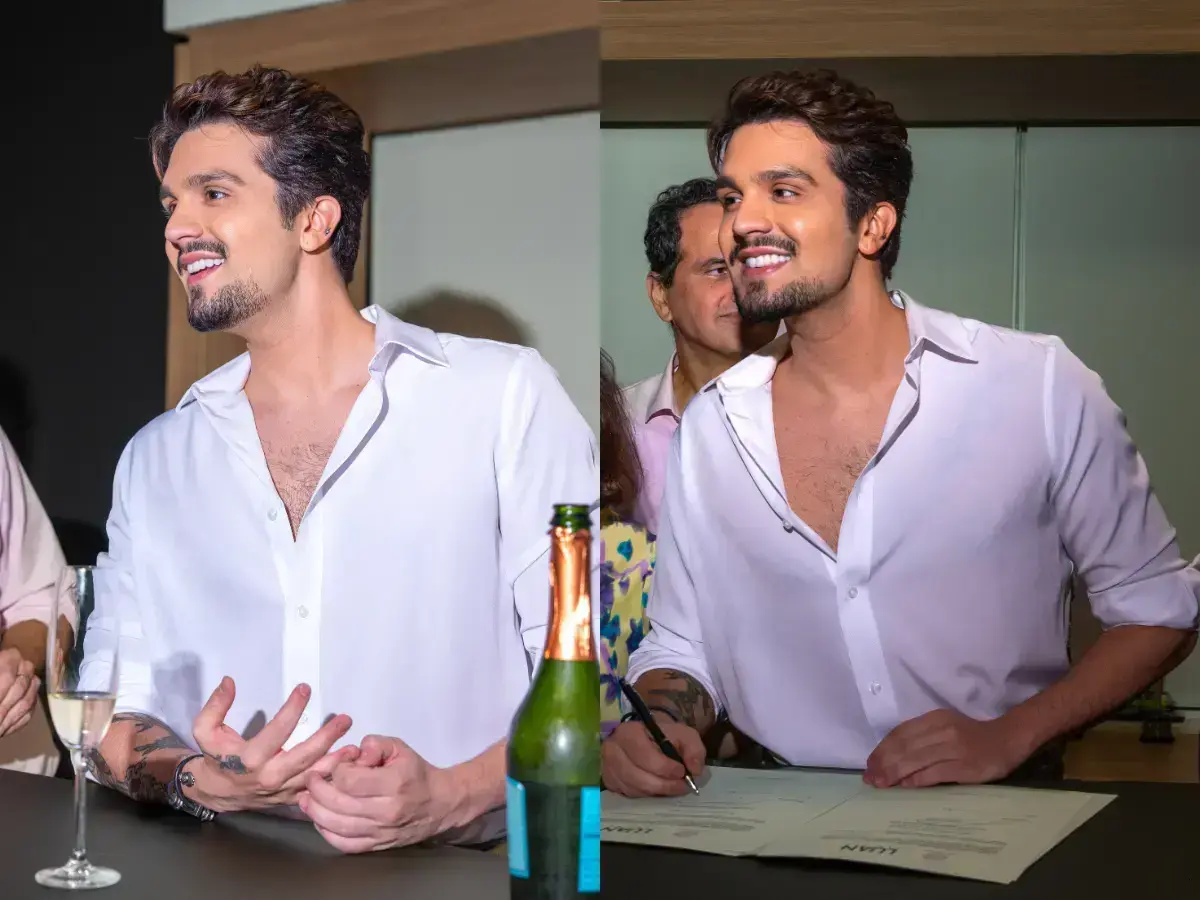 Luan Santana renova contrato com a Sony Music durante turnê lotada