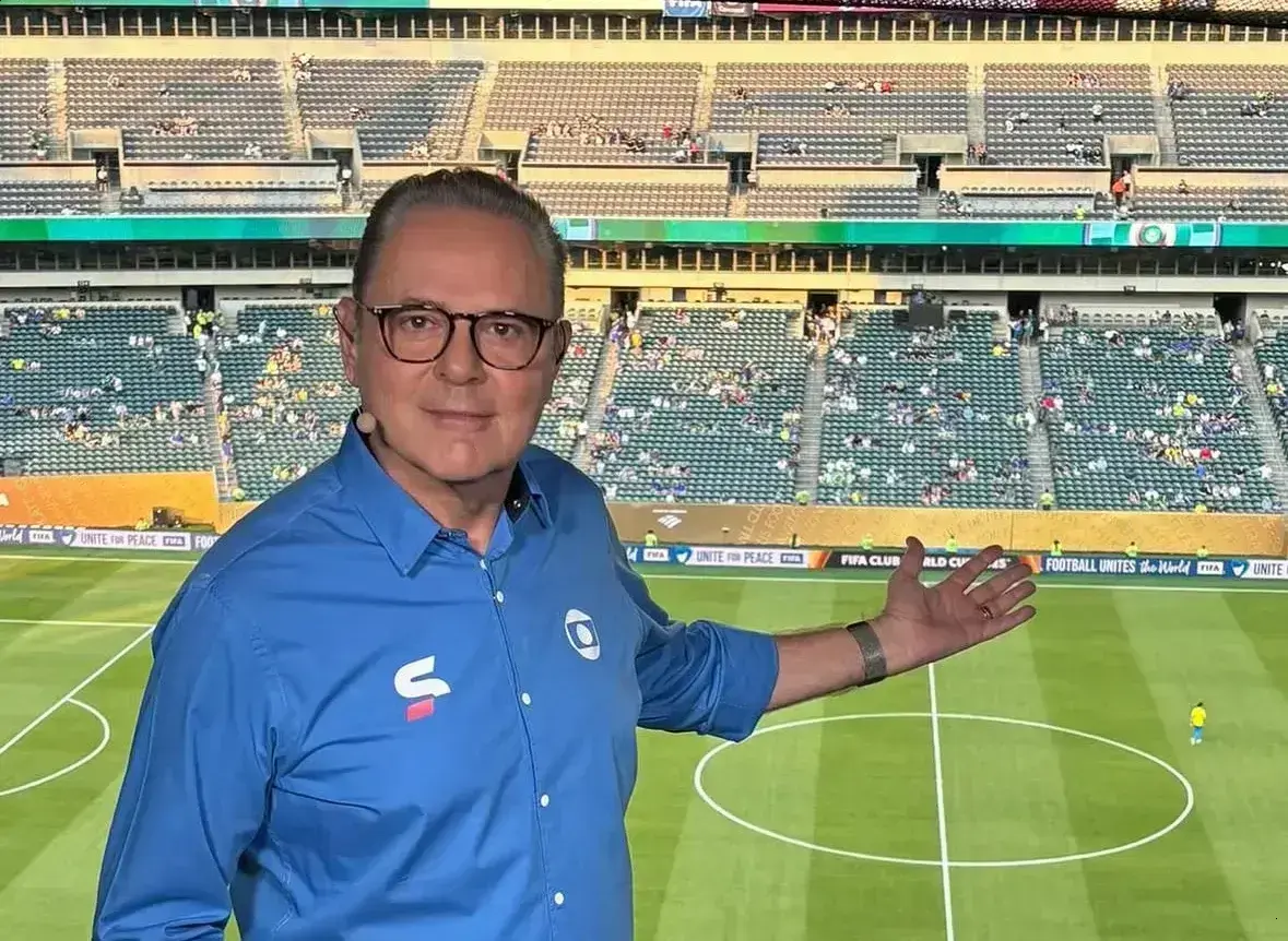 Narrador Luis Roberto se afasta da Copa do Mundo devido a problemas de saúde